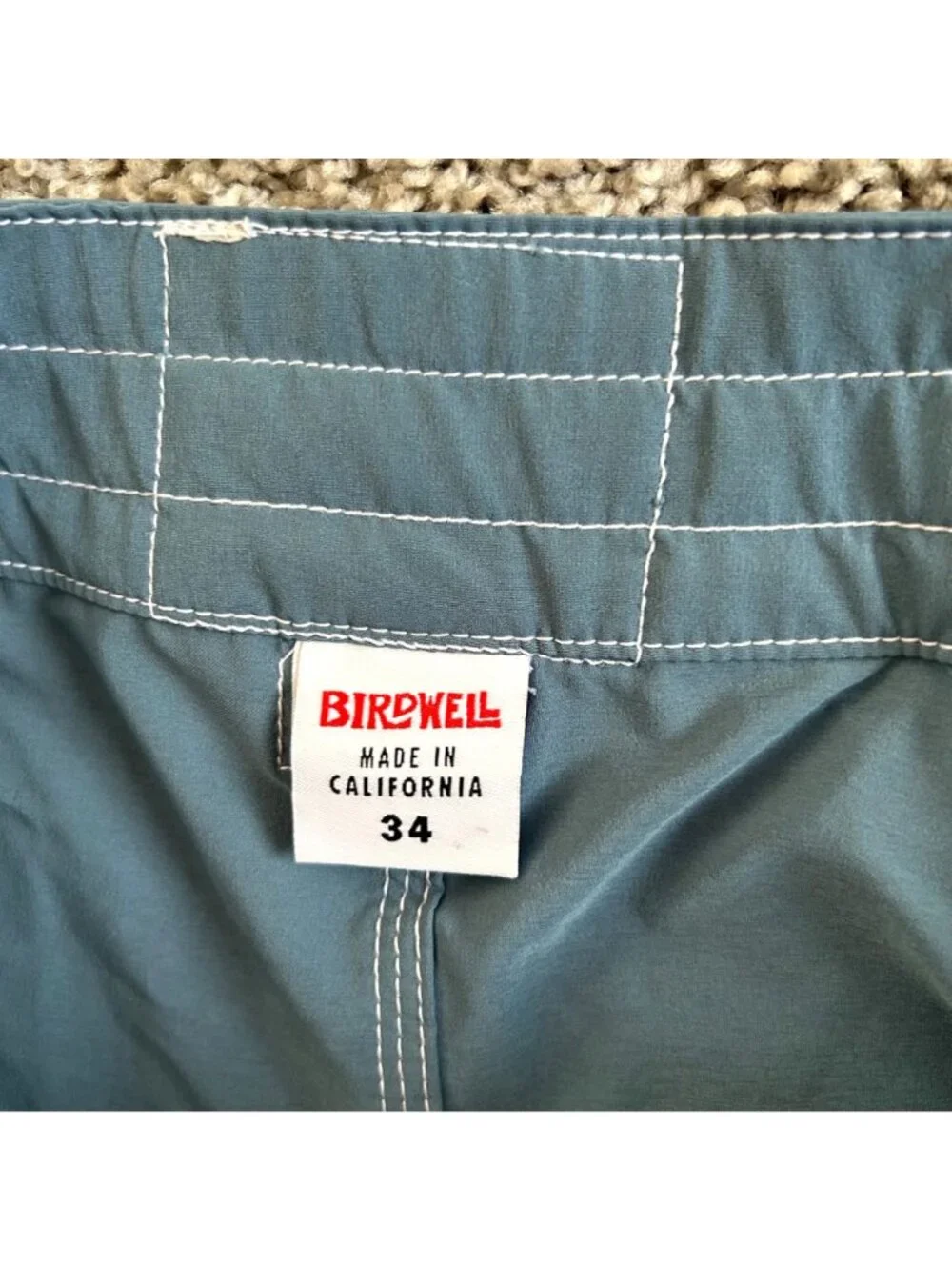 Birdwell Men's Sz 34 808 Boardshorts Beach Britches SurfStretch Side Pocket
